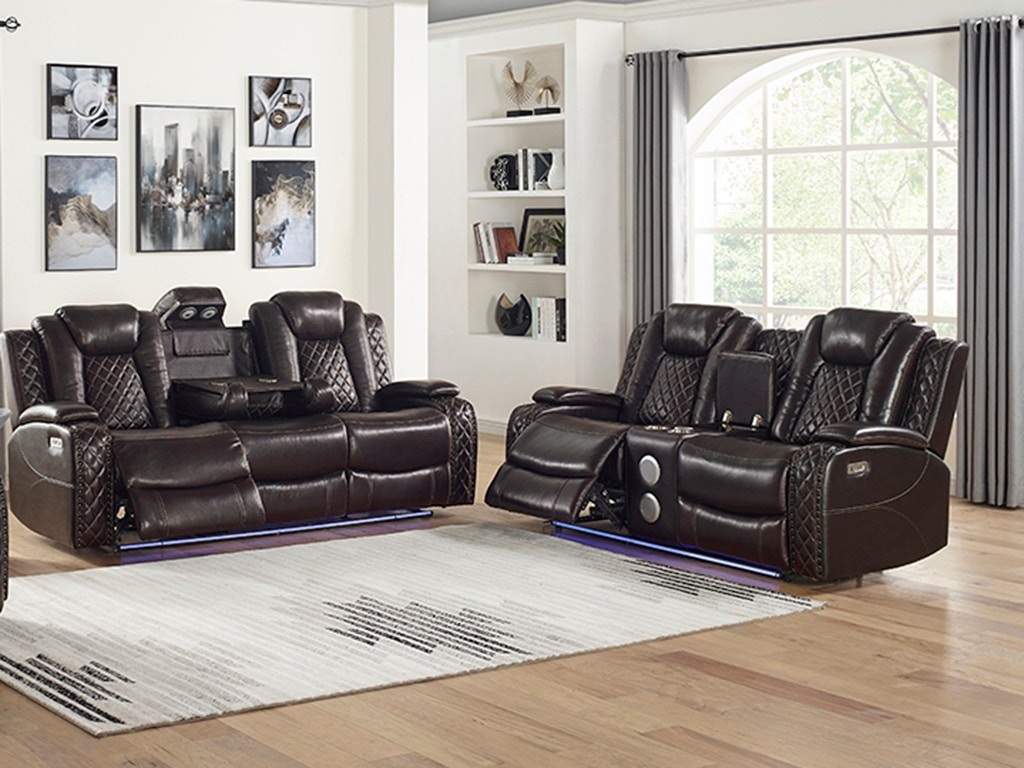 New Classic Living Room Joshua P2 SOFA and LOVESEAT L1716PSet